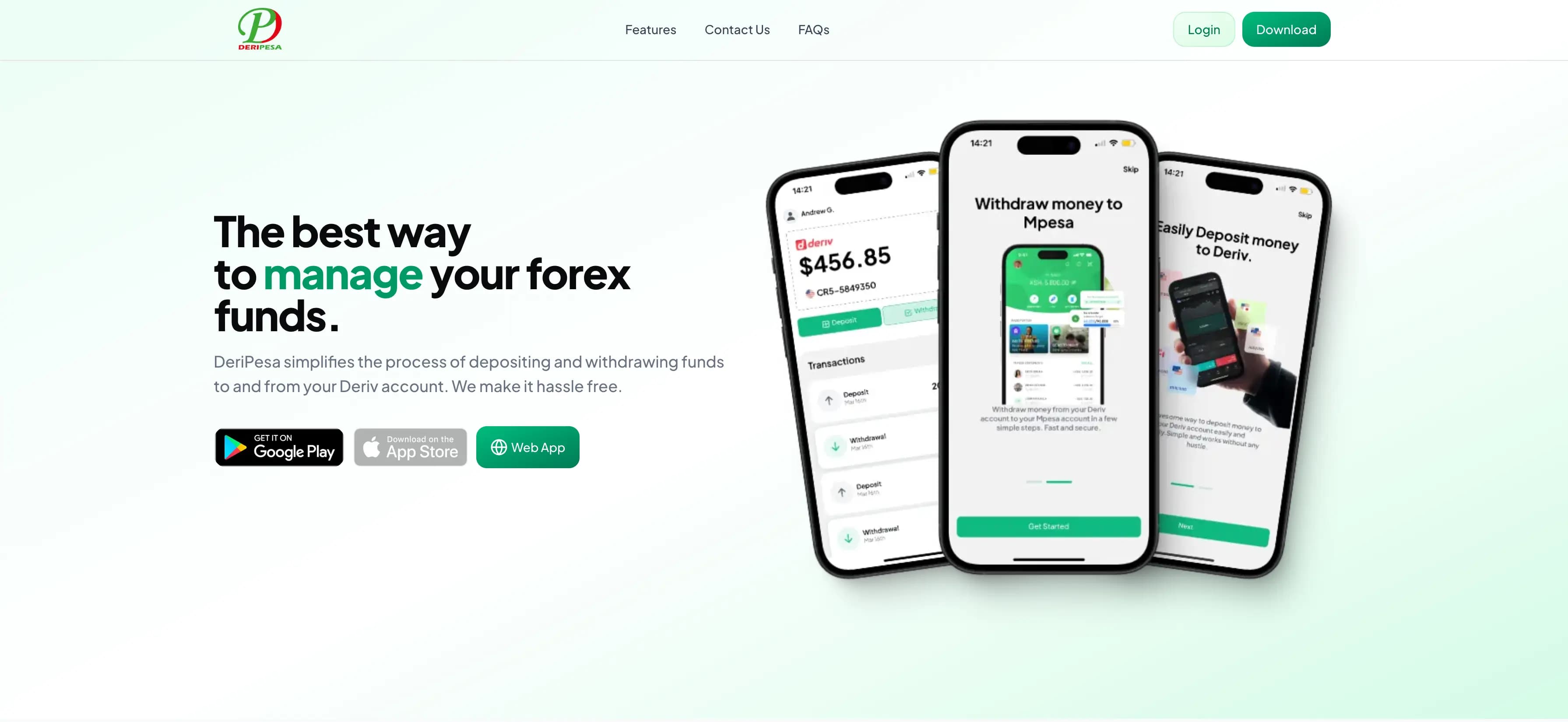DeriPesa: Revolutionizing Forex Fund Management with Instant M-Pesa Integration